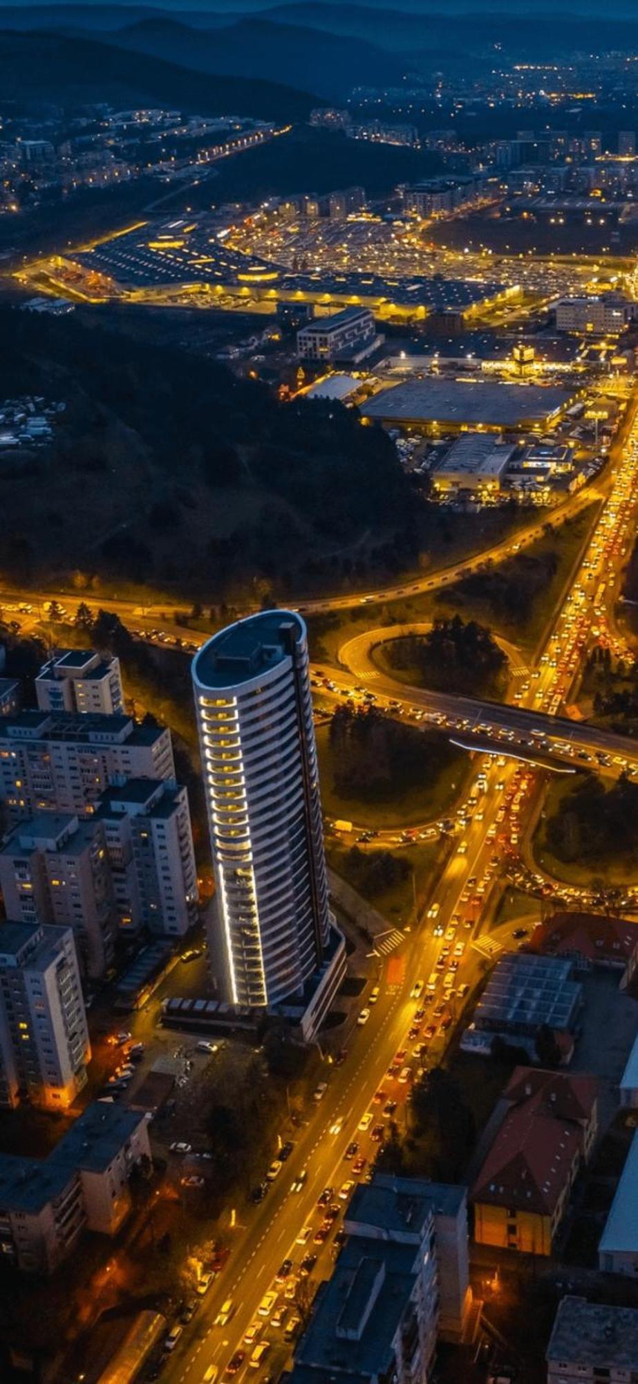 Boudoir Apartment City Tower - 15Th Floor Cluj-Napoca Esterno foto